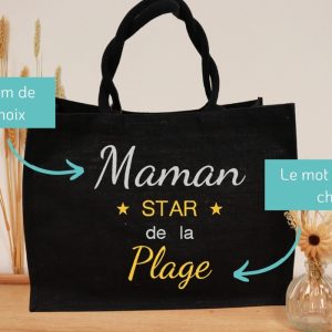 Sac maman personnalisé – maman star de…