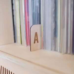 Séparateurs de disques vinyles A-Z (Lot de 26)