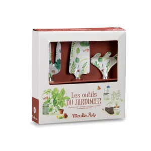 Le jardin du moulin Set de 3 outils de jardinage
