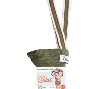 Short bretelles Olive stripes