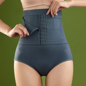 Gaine Ventre Plat Bleue