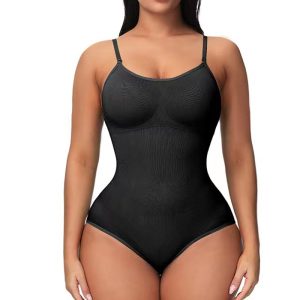 Gaine Ventre Plat Spandex Noire