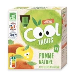 Vitabio Cool Fruits Pomme Nature 4x19g