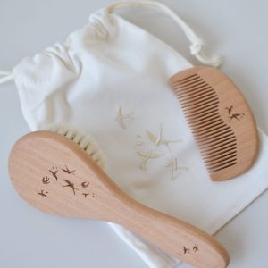 Set de brosse et peigne Hirondelles Zakuw