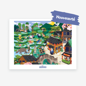 Affiche pour enfant – Asie