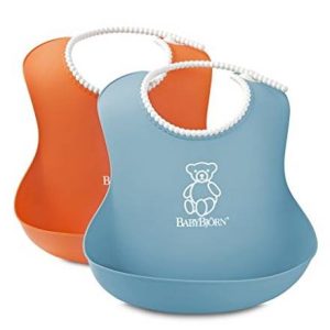 Babybjörn – Pack de 2 bavoirs souples (Plusieurs coloris disponibles)