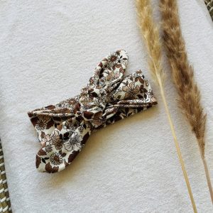 Bandeau – Fleurs Marron