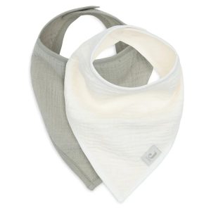 bavoirs bandana – olive oatmeal