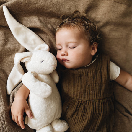 Veilleuse peluche lapin Moonie / Blanc – Image 4