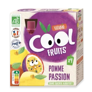 Vitabio Cool Fruits Pomme Passion 4x90g