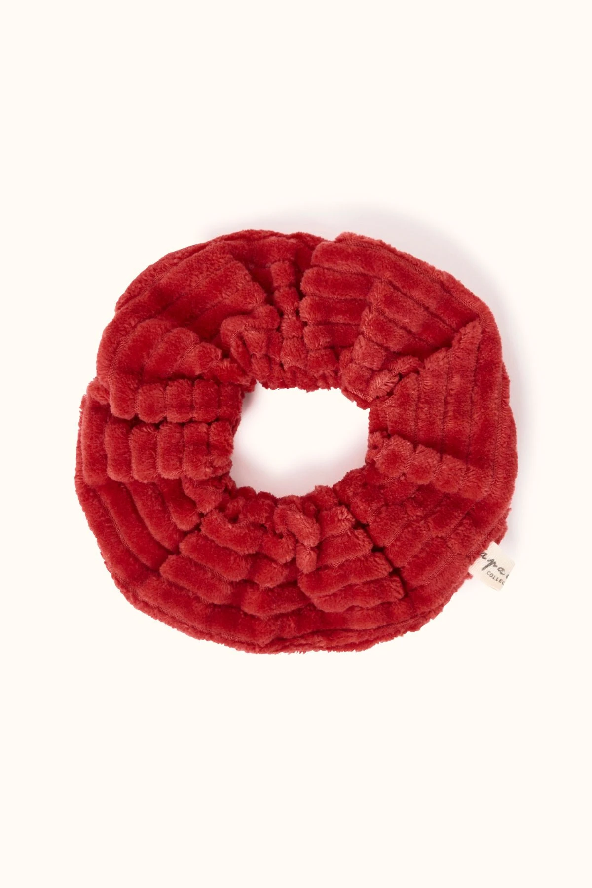 Gros chouchou velours Rouge