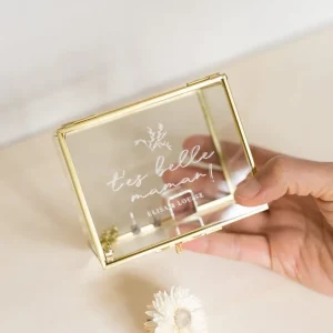 BOÎTE À BIJOUX « T&rsquo;ES BELLE MAMAN »