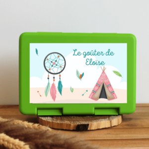 Boîte à goûter personnalisable – attrape rêve