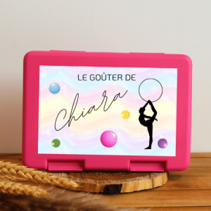 Boîte à goûter personnalisable – gym