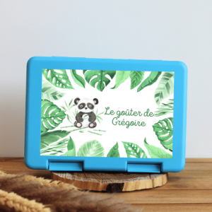 Boîte à goûter personnalisable – panda