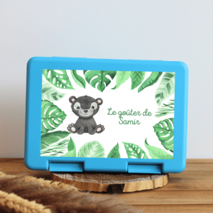 Boîte à goûter personnalisable – panthère