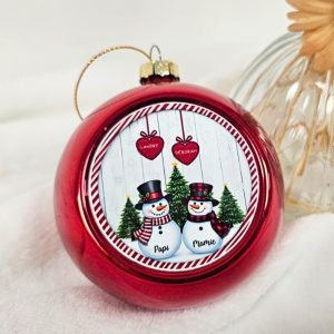 Boule de Noël personnalisée