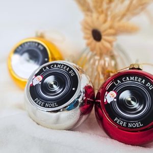 Boule de Noël – Caméra du Père Noël