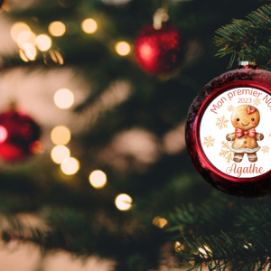 Boules de Noël Personnalisées – Madame biscuit