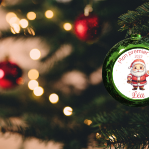 Boules de Noël Personnalisées – Papa noël