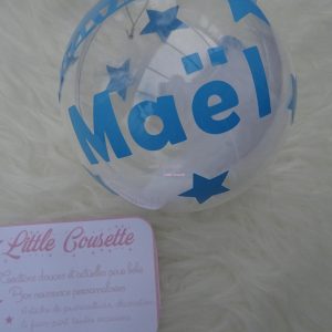 Boule de Noël personnalisable prénom et motif