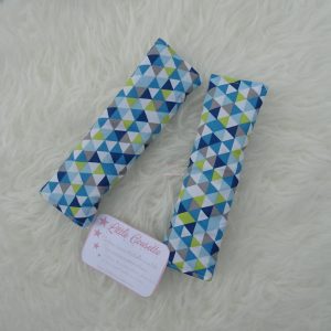 Lot de deux caches-sangles tissu de votre choix