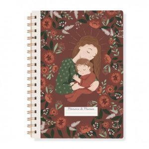 Carnet de notes A5 à spirale – Douce nuit (mémoire de Maman)