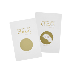 Carte à gratter / Bébé en route