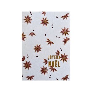 Carte de Noël / Star anise