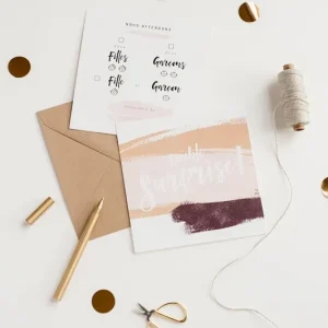 CARTE ANNONCE GROSSESSE GÉMELLAIRE