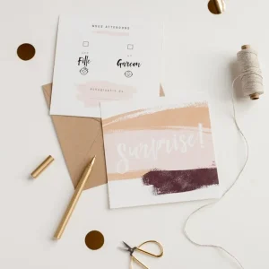 CARTE ANNONCE GROSSESSE SINGLETON