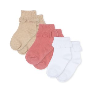Chaussettes à volant X3 / Rose