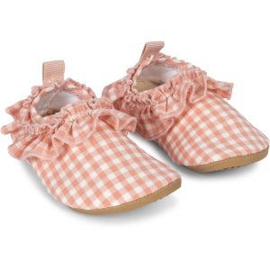 Chaussons de nage / Vichy rose poudré