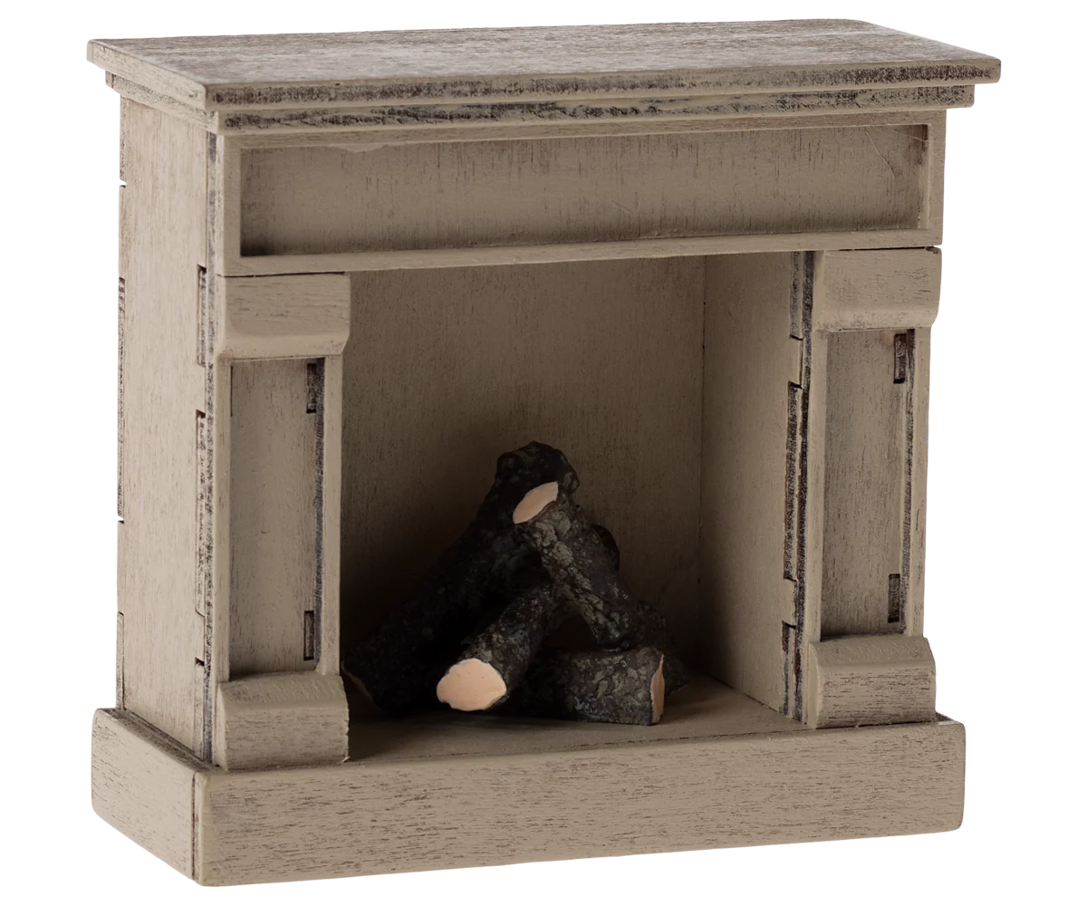 Cheminée pour souris / Blanc cassé