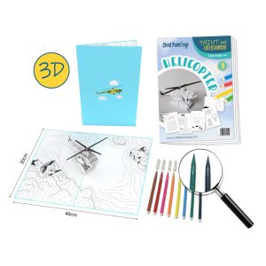 Coloriage 3D – Hélicoptère