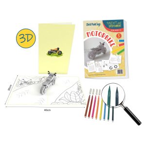 Coloriage 3D – Moto