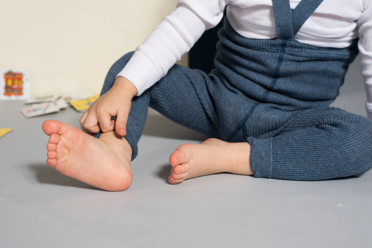 Collant à bretelles sans pieds / Steel blue – Image 2