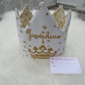 Couronne en tissu personnalisée