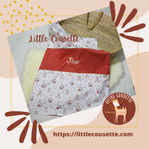 Grande couverture bébé ultra-douce personnalisée prénom et motif