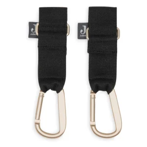 Crochets poussette / Noir