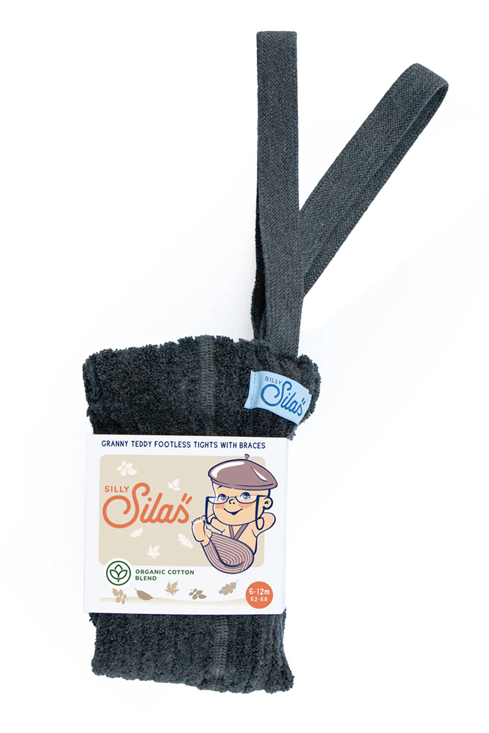 Collant à bretelles Granny sans pieds / Dark grey