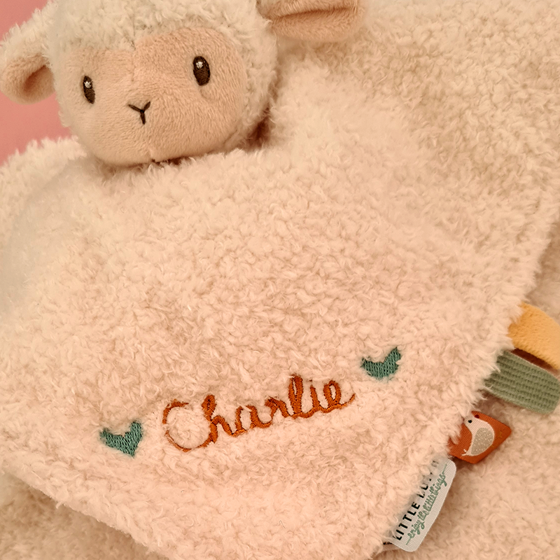 Doudou mouton brodé – Image 5