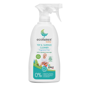 ECOLUNES BABY Spray Nettoyant Jouets et Surfaces Écologique Et Hypoallergénique 300ml