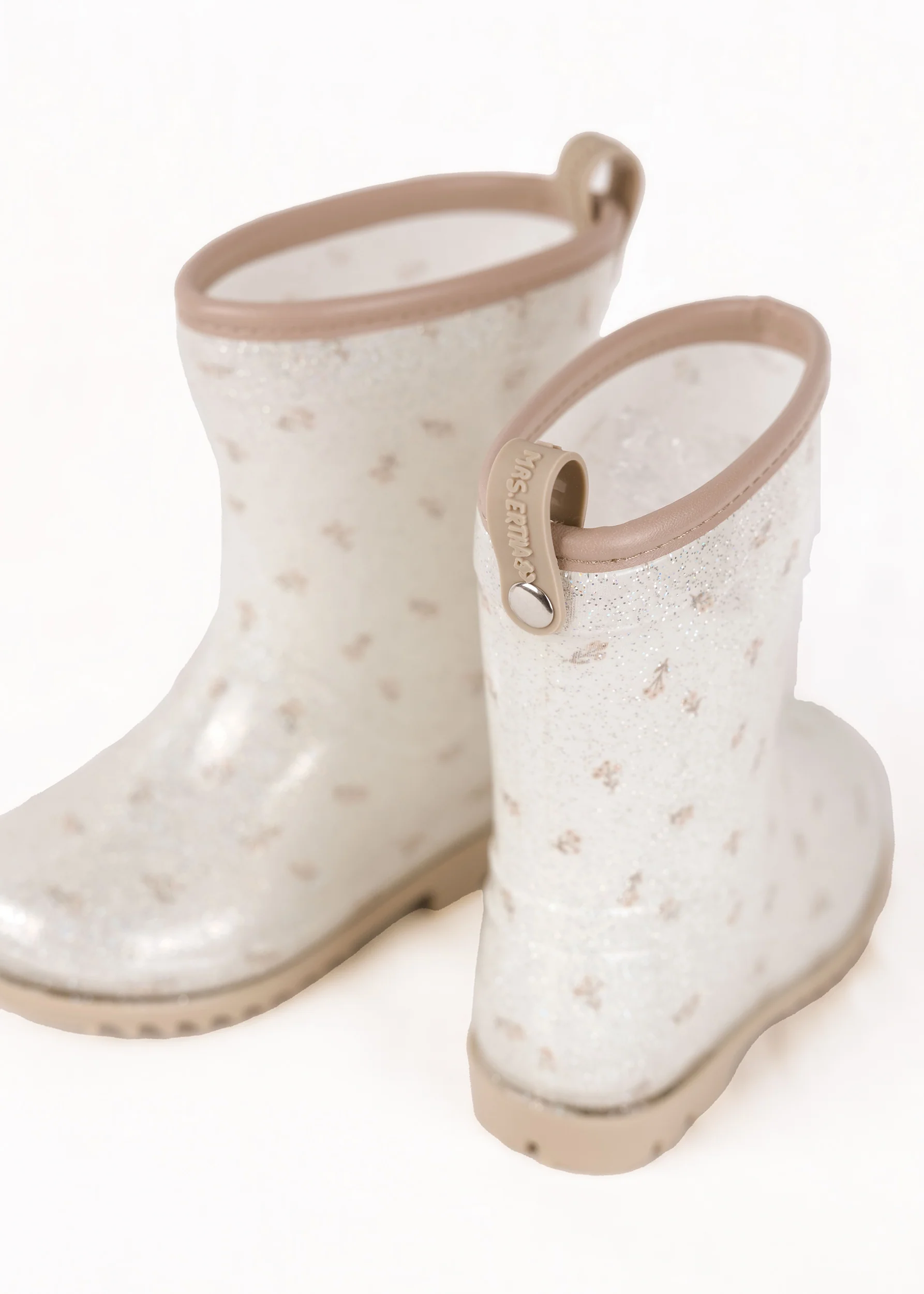 Bottes de pluie glitter / Flower buds