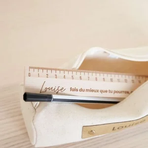 Règle en bois personnalisée