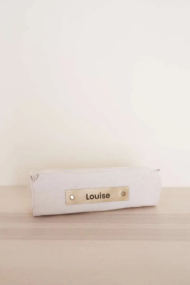 Trousse en coton personnalisée