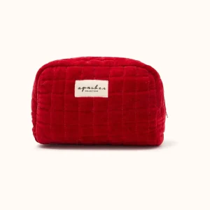 Trousse de toilette Velours rouge