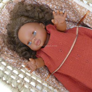 Gigoteuse pour poupée-tissu de votre choix-Coffret vêtements et accessoires pour poupons Gordis de Paola Reina