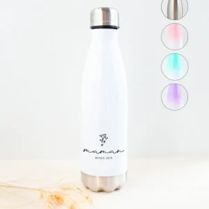 GOURDE EN INOX « MAMAN DEPUIS »