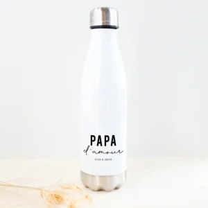 GOURDE EN INOX « PAPA D&rsquo;AMOUR »
